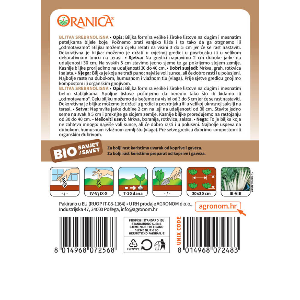 BIO blitva srebrnolisna