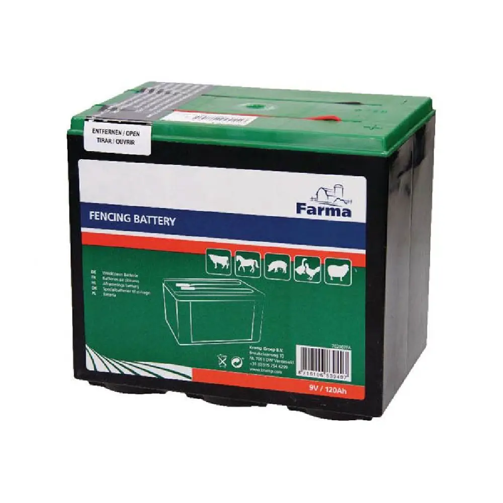 Baterija pastira Farma 9V 120 Ah ALKALINE