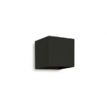 Vrtna LED zidna svjetiljka E-light SQ 6W 4000K antracit