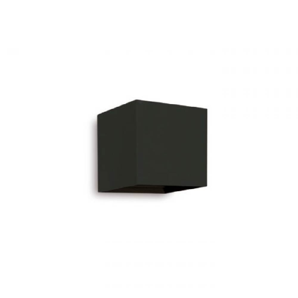 Vrtna LED zidna svjetiljka E-light SQ 6W 4000K antracit