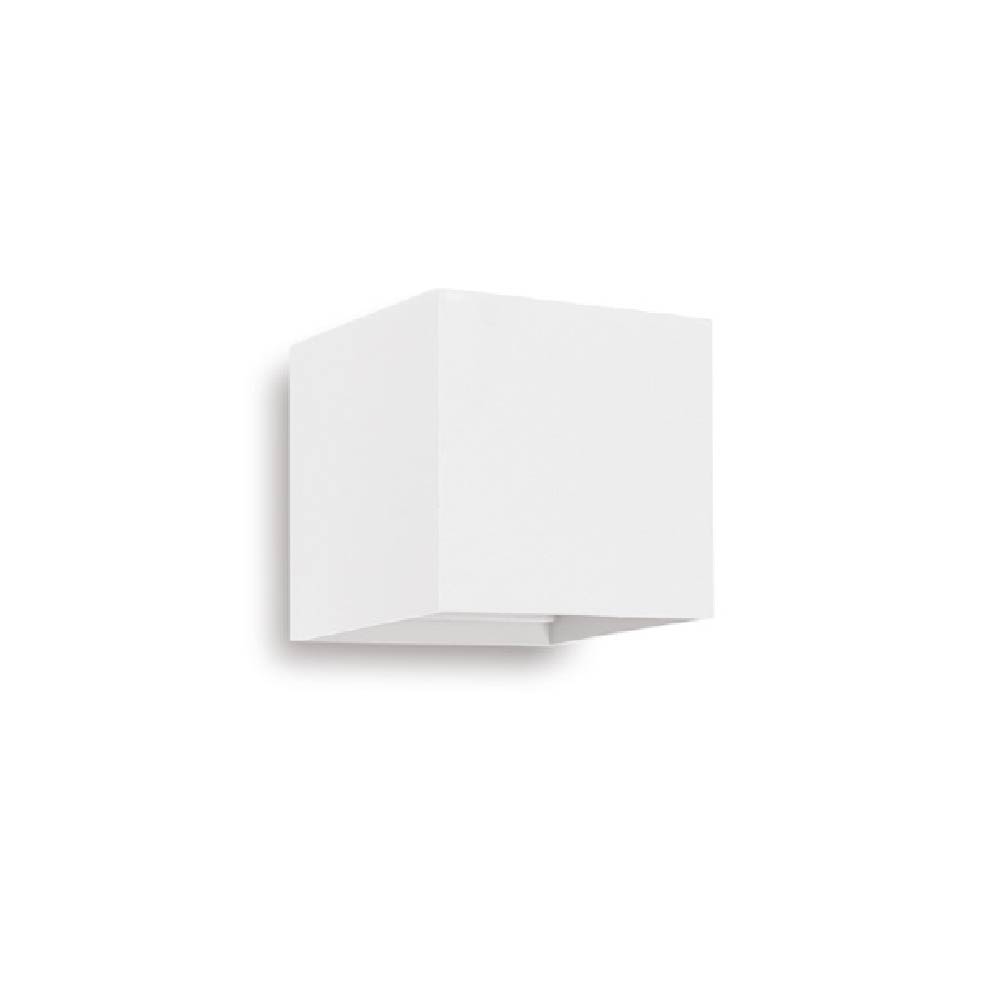 Vrtna LED zidna svjetiljka E-light SQ 6W 4000K bijela