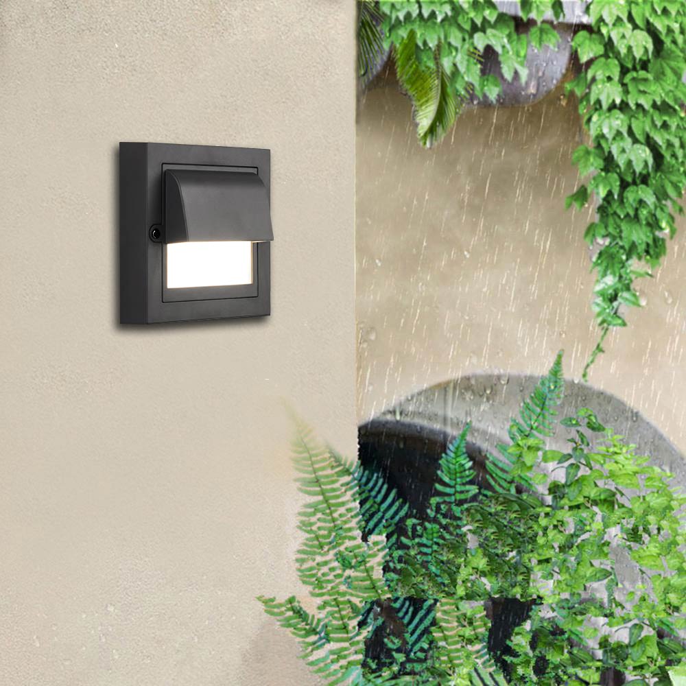 Vrtna zidna svjetiljka E-light Darlot ML-03-PC1357-W