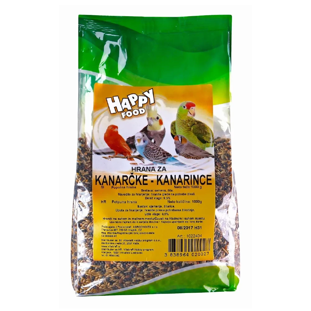 Hrana za kanarince Happy Food 1 kg