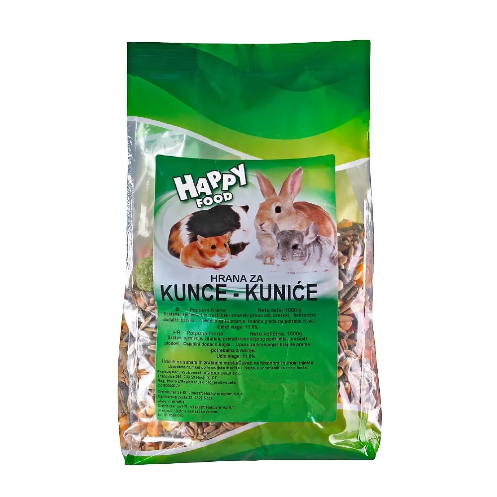 Hrana za male kuniće Happy Food 1 kg