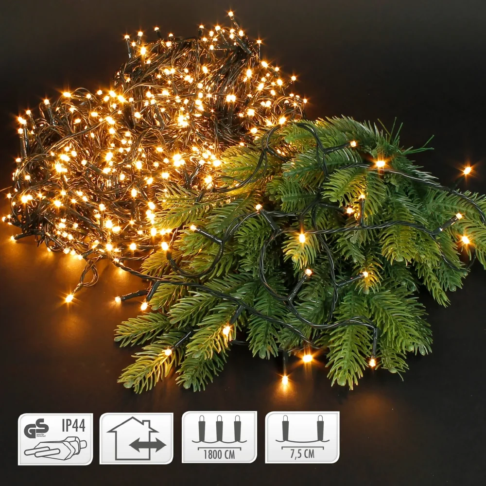 Lampice LED 240 topla bijela