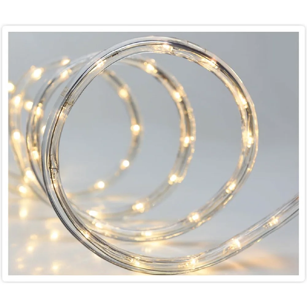 Lampice LED u crijevu 20 m topla bijela