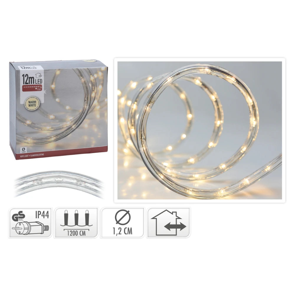Lampice LED 12 m toplo bijele Lampice LED 12 m toplo bijele